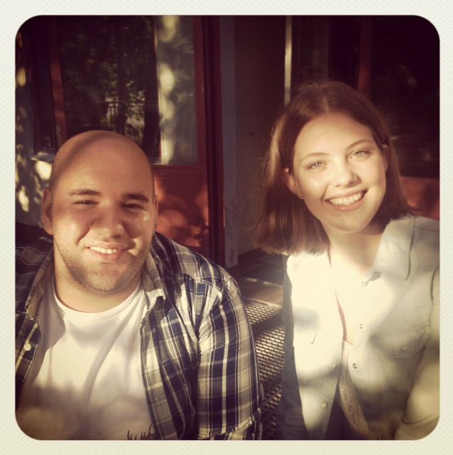 Zacke och Sonja, två gåvomottagare 2013.